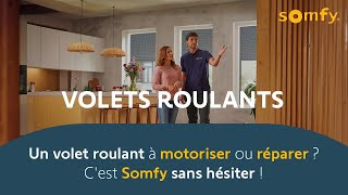 Un volet roulant à motoriser ou réparer  Cest Somfy sans hésiter   Somfy pro [upl. by Cohligan]