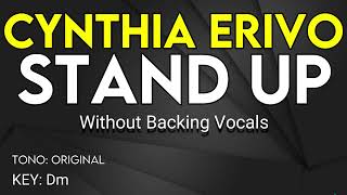 Cynthia Erivo  Stand Up  Karaoke Instrumental  Without Btvocals [upl. by Enovad]