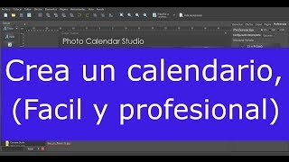 Como Crear un Calendario con Fotos HD facil y profesional [upl. by Alul180]