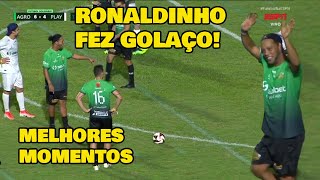 TIME DE RONALDINHO GAÚCHO DEU SHOW 12x09 MELHORES MOMENTOS  FUTEBOL SOLIDÁRIO [upl. by Helen811]