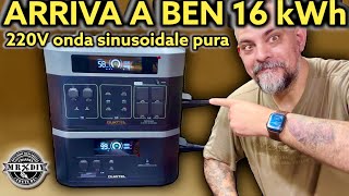 16 kWh di indipendenza energetica per oltre 10 anni nuova power station 220V OUKITEL BP2000 B2000 [upl. by Ikceb54]