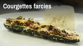 Recette des courgettes farcies [upl. by Nnylirej740]