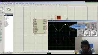 Firing angle control of TRIAC using ATmega16 microcontroller Simulation [upl. by Audrye370]