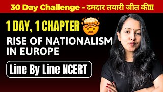 RISE OF NATIONALISM IN EUROPE FULL CHAPTER  CLASS 10 HISTORY  WITH PYQs  SHUBHAM PATHAK class10 [upl. by Yztim]