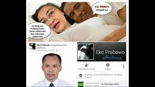 Edit Foto Jokowi dan Mega Wati di Ranjang Eko Prabowo di Tangkap [upl. by Towney]