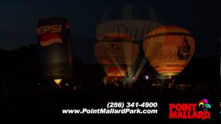 Balloon Glow at the Alabama Jubilee Point Mallard Decatur [upl. by Wein]