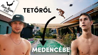 Ugrás a tetőről  Nyári élményeink VLOG [upl. by Ivers]