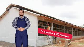 Un BON BÂTIMENT délevage pour POULET DE CHAIR ET PONDEUSE [upl. by Enilraep]