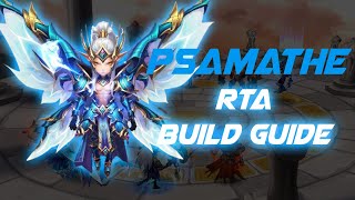 Psamathe RTA Build Guide Rei Fada de Água  Replay RTA Summoners War [upl. by Neroc]