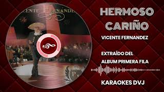 KARAOKE HERMOSO CARIÑO VICENTE FERNANDEZ [upl. by Ihteerp]