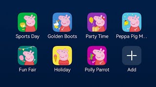 Sports Day Peppa PigGolden Boots Peppa PigParty Time Peppa PigFunFair Peppa PigHoliday Peppa Pig [upl. by Faden936]