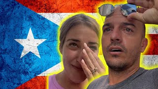 We Cried Coming Here 🥹  Emotional Cubans react to Puerto Rico [upl. by Linette]