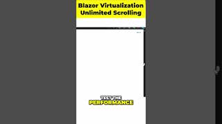 SHOCKING Blazor Virtualization TRUTH for Unlimited Data [upl. by Belanger]