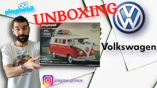 Playmobil Unboxing  VolksWagen  Bulli T1 Camping Bus  70176 [upl. by Bond796]