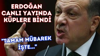 Cumhurbaşkanı Erdoğan canlı yayında küplere bindi çıldırdı quotTAMAM MÜBAREK İŞTEquot [upl. by Aurea]