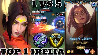 Wild Rift Irelia  Top 1 Irelia Gameplay Rank Challenger [upl. by Shirlee579]