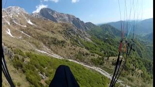 1GVB in Slowenien Kobarid Stol Tolmin Kobala Gleitschirm Gopro Hero2 [upl. by Stutzman]