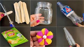 Reuse waste for home decor  Best out of waste  Waste material craft ideas  Room Decor Ideas [upl. by Haimarej]