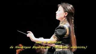 Nandingua Bayarbaatar Mongolie dirige lorchestre du conservatoire de Lyon [upl. by Shelby382]