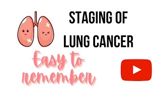 STAGING OF LUNG CANCER  AJCC 8th EDITION [upl. by Yelraf]