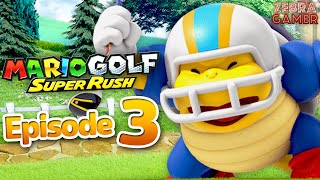 Mario Golf Super Rush Nintendo Switch Gameplay Walkthrough Part 3  XC Golf Ridgerock Lake [upl. by Alolomo]