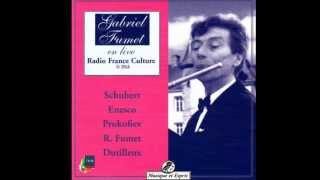 Georges Enesco  Cantabile et Presto pour flûte et piano  Gabriel Fumet [upl. by Boleslaw]