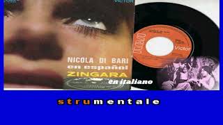 KARAOKE NICOLA DI BARI Zingara español e italiano [upl. by Marv374]