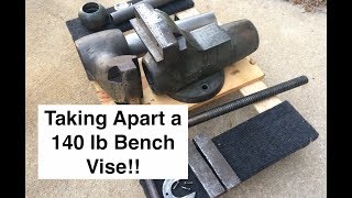 How to Disassemble a Bench Vise Wilton Vise Restoration [upl. by Mloclam]