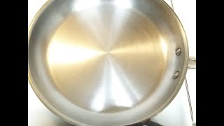 How To Season A Stainless Steel Pan For Beginners [upl. by Zacarias684]