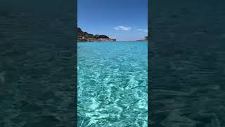 Top Beach in Sardinia you can’t miss ✨🏝️☀️🩵 beach sardegna shorts [upl. by Post]