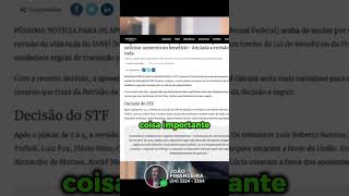 URGENTE STF DECIDIU que APOSENTADOS NÃO VÃO RECEBER AUMENTO VEJA AGORA [upl. by Ysnat]