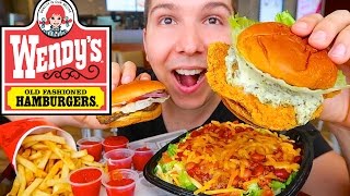 Wendys • MUKBANG [upl. by Thenna]