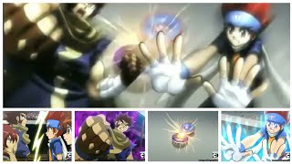 Tag team match finel Gingka team VS Aguma team  In Beyblade metal fury episode 12 [upl. by Adidnac493]