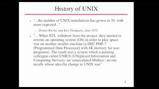 Unix OS Class Lecture 1 [upl. by Eiluj192]