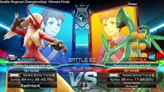 BadIntent Blaziken vs Sheer Sceptile  2016 Seattle Pokken Regional Championships Winners Finals [upl. by Anaujat933]