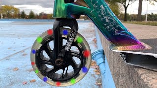 LIGHT UP SCOOTER WHEELS [upl. by Ivel642]