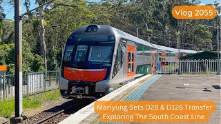 Sydney Trains Vlog 2055 Mariyung Sets D28 amp D128 Transfer  Exploring the South Coast Line [upl. by Amrac603]