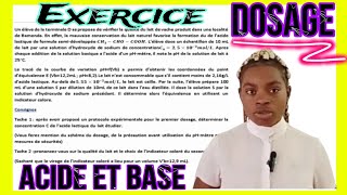 ACIDE et BASE 💖DOSAGE 💙 Compétence [upl. by Henrion750]