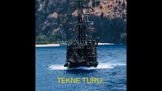 KELEBEKLER VADİSİNDEN TEKNE TURUNDAN KARELER [upl. by Erreip]