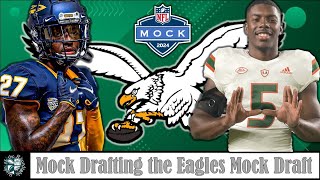 Building the PERFECT Eagles 2024 Mock Draft I Mocking the Eagles Mock Draft [upl. by Adnohser927]