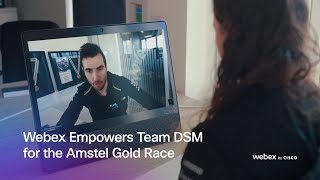 Team DSMs Journey with Webex to the Amstel Gold Race [upl. by Nelubez]