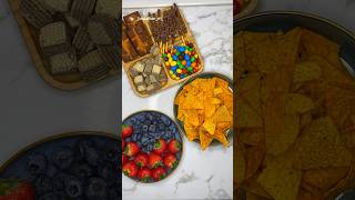 Filling platter with Doritos Strawberries berries cookies amp sweets [upl. by Pegma]