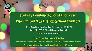 LCSD Combined Holiday Choral Showcase [upl. by Nevin]