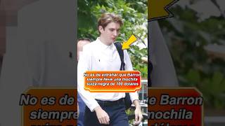 No es de extrañar que Barron siempre lleve una mochila suiza negra de 100 dólares la verdadera [upl. by Esnofla]