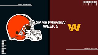 Cleveland Browns vs Washington Commanders  2024 Week 5 Prediction [upl. by Nhguav683]