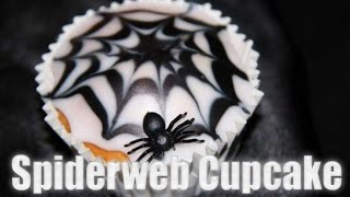 Halloween  Spinnennetz Muffins [upl. by Ahsitaf473]