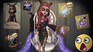 Identity V  A Poor Priestess but… RICH  Priestess “Worn Clothes” Gameplay [upl. by Delaine]