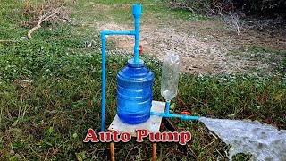 he make free energy water pump From Deep well freeenergy  Auto pump pvc [upl. by Riancho457]