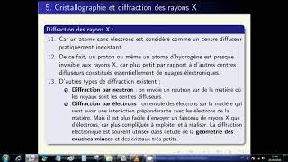 414 Introduction à la science des matériaux 5 Cristallographie et diffraction des rayons X 26 [upl. by Lairea265]