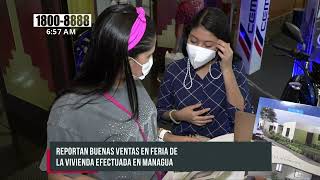 Reportan buenas ventas en feria de la vivienda en Managua  Nicaragua [upl. by Janik461]